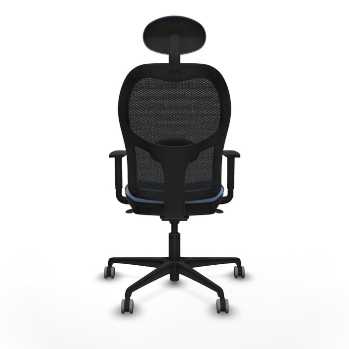 PIQUERAS Y CRESPO Silla de oficina Jorquera Azul cielo/Negro con mecanismo Sincro PIQUERAS Y CRESPO Silla de oficina Jorquera Azul cielo/Negro con mecanismo Sincro