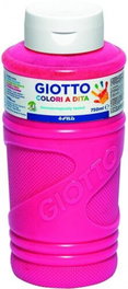 GIOTTO Bote de pintura de dedos Rosa 750ml