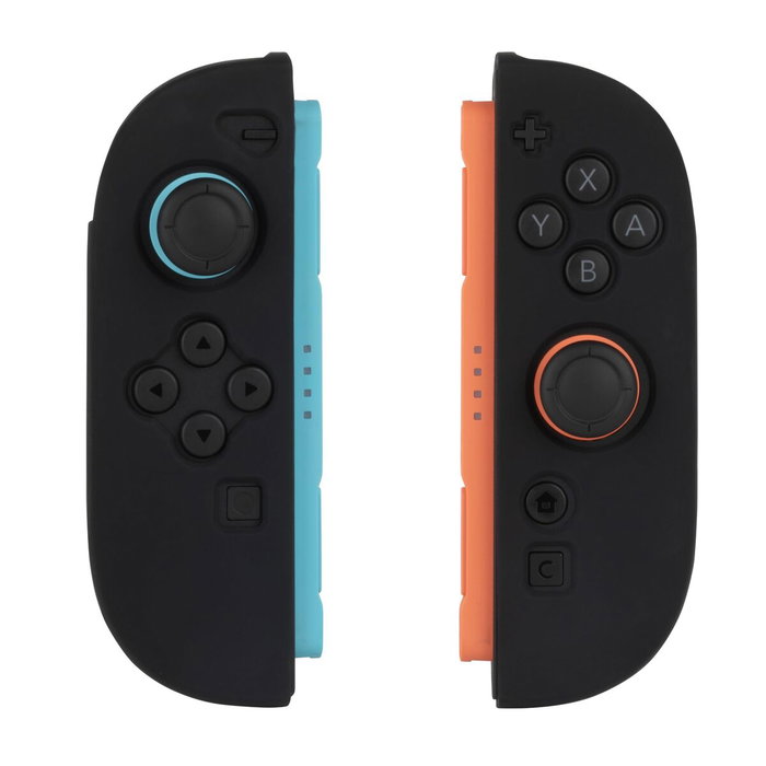 Konix Funda protectora para mandos Joy-Con - Nintendo Switch - Silicona - Negra