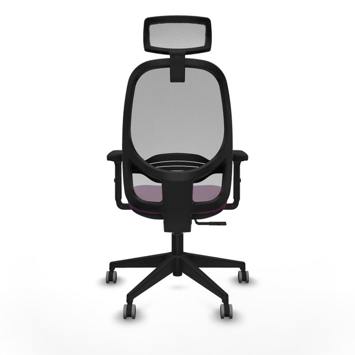 PIQUERAS Y CRESPO Silla de oficina Cilanco con mecanismo Sincro, Morado y Gris
