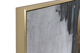 DKD Home Decor Cuadro Abstracto Verde Dorado Lienzo PS 103 x 143 x 4.5 cm (2 Unidades)