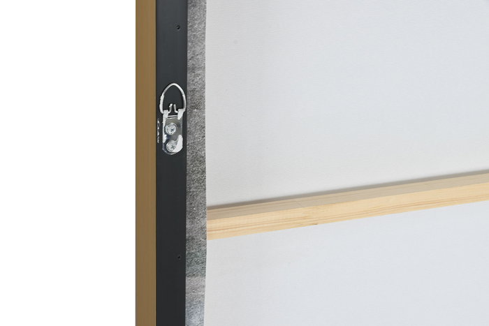 DKD Home Decor Cuadro Abstracto Verde Dorado Lienzo PS 103 x 143 x 4.5 cm (2 Unidades)