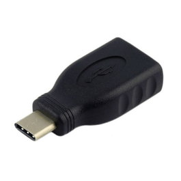 Aisens Adaptador USB 3.1 GEN1 5Gbps Tipo USB-C Macho a USB-A Hembra Negro OTG