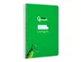 Liderpapel Cuaderno espiral A5 Pautaguía Tapa Dura 80 Hojas Papel 90gr Cuadro Pautado 3mm Verde