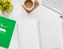 Liderpapel Cuaderno espiral A5 Pautaguía Tapa Dura 80 Hojas Papel 90gr Cuadro Pautado 3mm Verde