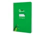 Liderpapel Cuaderno espiral A5 Pautaguía Tapa Dura 80 Hojas Papel 90gr Cuadro Pautado 3mm Verde
