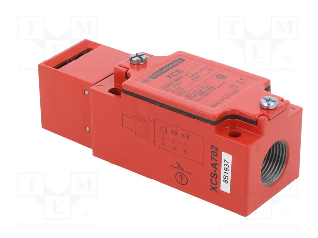 TELEMECANIQUE SENSORS Interruptor de seguridad XCSA NC x2 + NA rojo TELEMECANIQUE SENSORS Interruptor de seguridad XCSA NC x2 + NA rojo