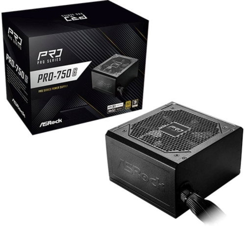 ASRock PRO-750G 750W ATX 80 PLUS Gold Negro