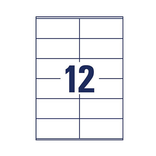AVERY Zweckform Etiquetas 105,0 x 48,0 mm, blanco