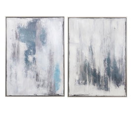 DKD Home Decor Cuadro Lienzo Abstracto Pack de 2