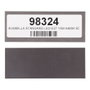 Edm Iman para etiquetas estanteria 10,5 x 4,0 cm Negro Goma