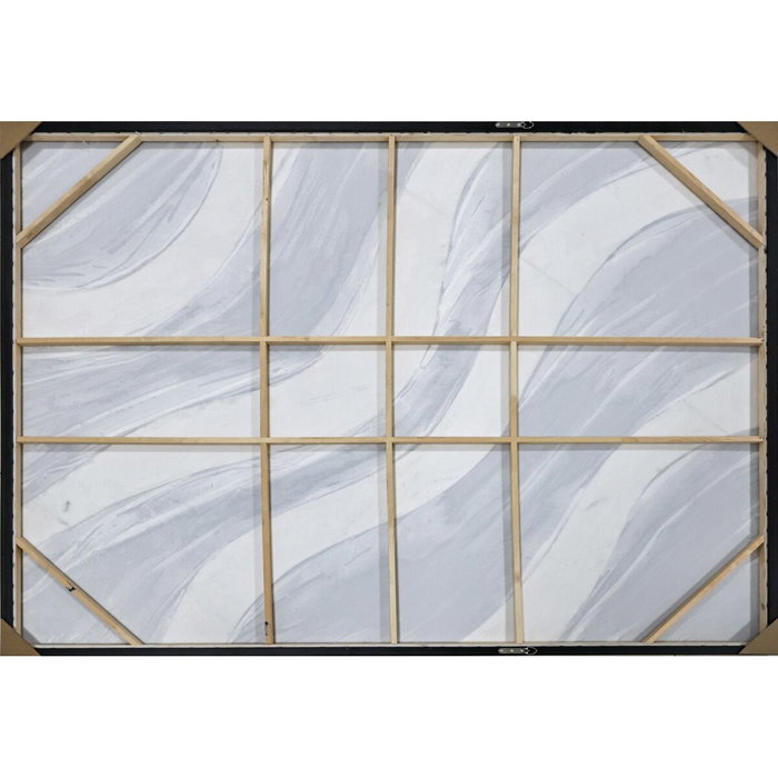 DKD Home Decor Cuadro Moderno 3D en Poliéster y Lienzo, 180x140x4,5 cm Verde/Beige