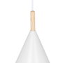 Madilyn Lámpara Colgante de Metal y Madera con Cable Regulable, 780x280 mm