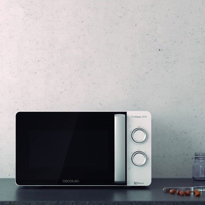 Cecotec ProClean 3010 Microondas de 20 L, 700 W, Blanco Cecotec ProClean 3010 Microondas de 20 L, 700 W, Blanco