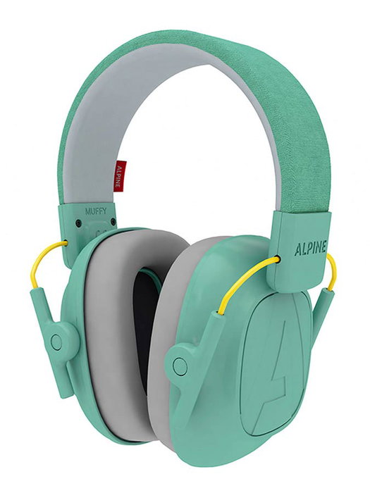 Casco Protección Oídos para Niños Verde Claro