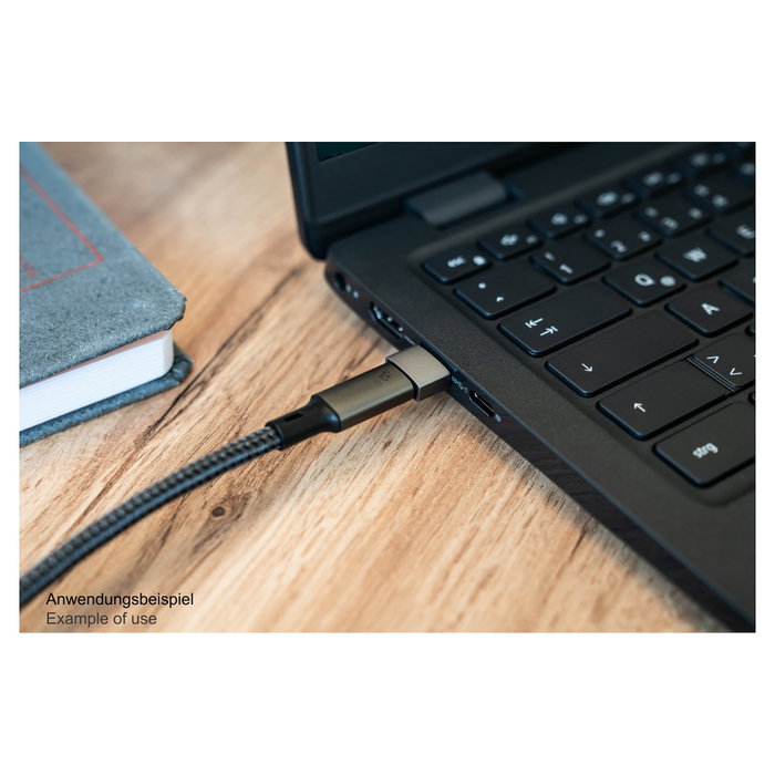 Good Connections Adaptador USB 2.0 de USB-A Macho a USB-C Hembra - 5 Unidades, Gris