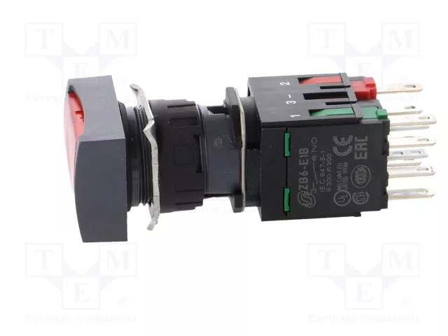 SCHNEIDER ELECTRIC Interruptor de presión Harmony XB6 16mm Rojo LED