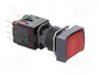 SCHNEIDER ELECTRIC Interruptor de presión Harmony XB6 16mm Rojo LED