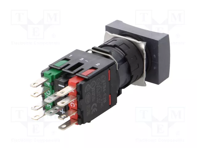 SCHNEIDER ELECTRIC Interruptor de presión Harmony XB6 16mm Rojo LED