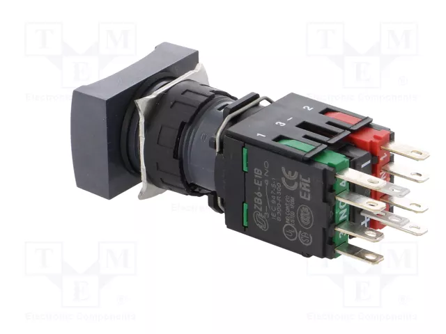 SCHNEIDER ELECTRIC Interruptor de presión Harmony XB6 16mm Rojo LED