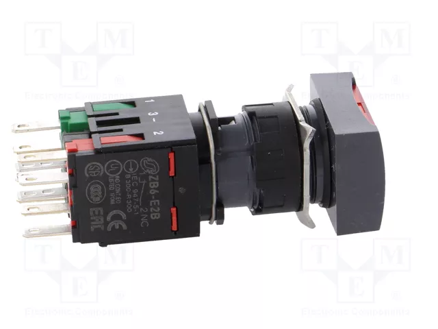 SCHNEIDER ELECTRIC Interruptor de presión Harmony XB6 16mm Rojo LED
