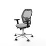 PIQUERAS Y CRESPO Silla de oficina Jorquera Gris con mecanismo Sincro/Traslack