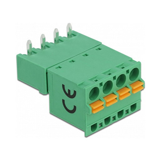 DeLOCK Bloque de terminales para PCB 4 pin 5,08 mm horizontal DeLOCK Bloque de terminales para PCB 4 pin 5,08 mm horizontal