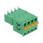 DeLOCK Bloque de terminales para PCB 4 pin 5,08 mm horizontal
