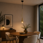 GreenIce Deco Lámpara Colgante Yogyakarta Sarmal - 3061 Oro/Negro