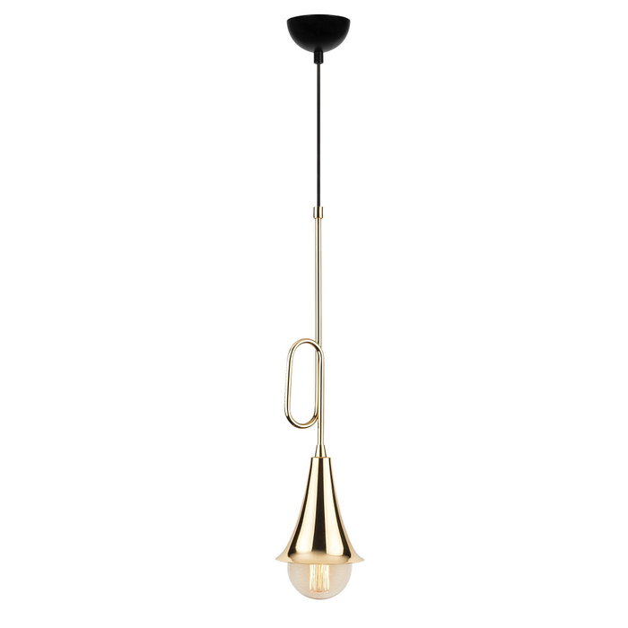 Yogyakarta Lámpara Colgante Sarmal 3061 Oro/Negro Yogyakarta Lámpara Colgante Sarmal 3061 Oro/Negro