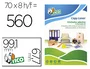 Avery Etiquetas Adhesivas Amarillo Fluorescente 99,1x67,7 mm