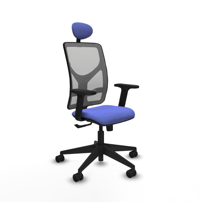 PIQUERAS Y CRESPO Silla de oficina Motilla con Mecanismo Sincro, Azul claro y Gris PIQUERAS Y CRESPO Silla de oficina Motilla con Mecanismo Sincro, Azul claro y Gris