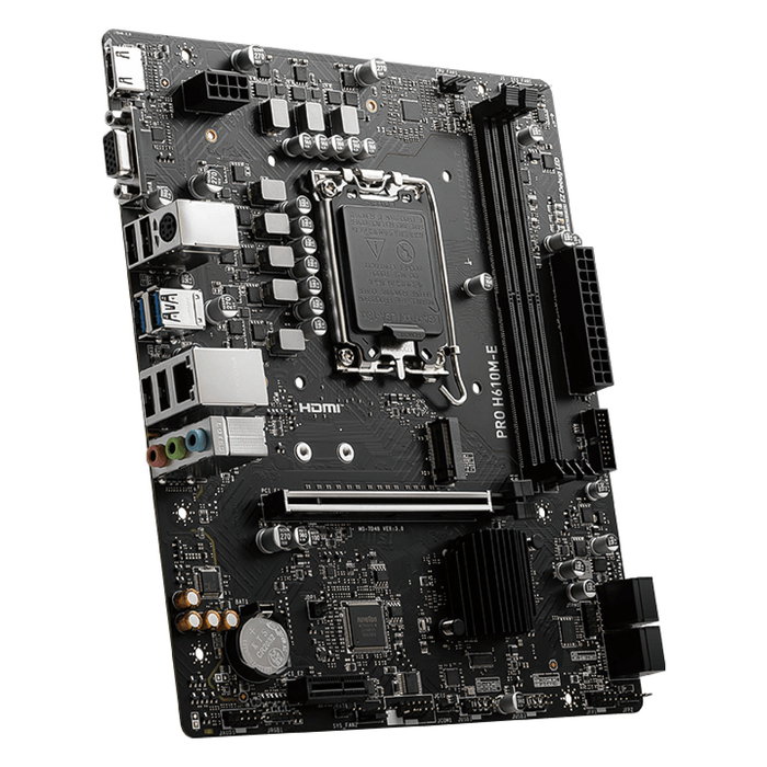 MSI PRO H610M-E DDR5 LGA 1700 Micro ATX