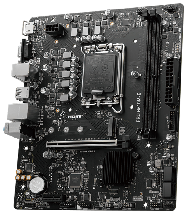 MSI PRO H610M-E DDR5 LGA 1700 Micro ATX