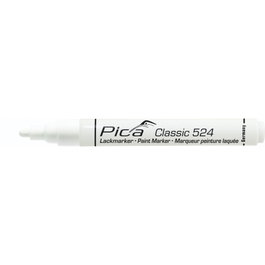Pica Marcador permanente classic blanco con punta bala 2-4 mm