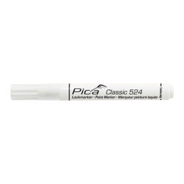 Pica Marcador permanente classic blanco con punta bala 2-4 mm