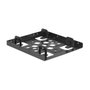 DeLOCK 21324 Marco de instalación de aluminio 2 x 2.5 pulg. a 3.5 pulg. negro