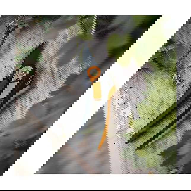 Fiskars P541 Tijera de podar Bypass Plus SmartFit para jardín, aluminio y acero, 201 mm, corte hasta 24 mm