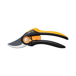 Fiskars P541 Tijera de podar Bypass Plus SmartFit para jardín, aluminio y acero, 201 mm, corte hasta 24 mm