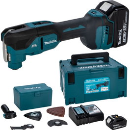 Makita DTM53RTJX1 Herramienta Multifunción Inalámbrica con 2 Baterías BL1850B