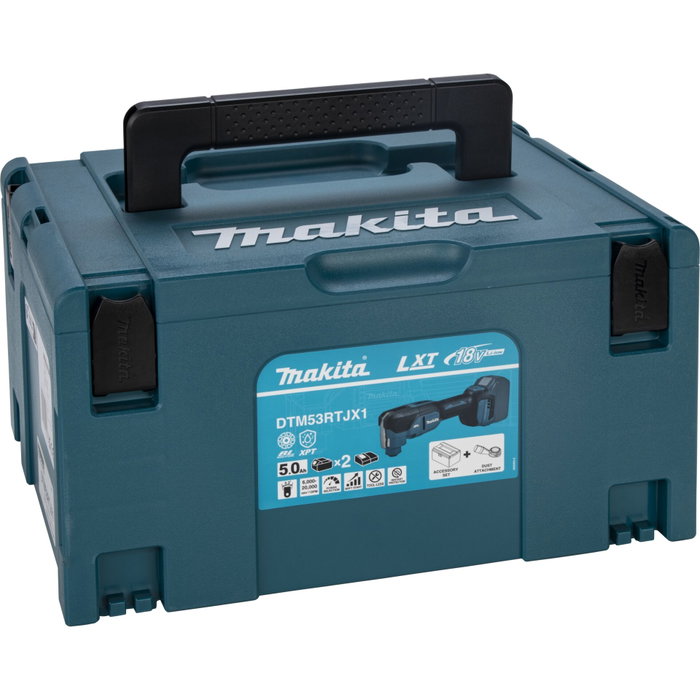 Makita DTM53RTJX1 Herramienta Multifunción Inalámbrica con 2 Baterías BL1850B