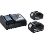 Makita DTM53RTJX1 Herramienta Multifunción Inalámbrica con 2 Baterías BL1850B