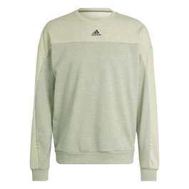 Sudadera sin Capucha Hombre Adidas Mel Crw Verde Claro