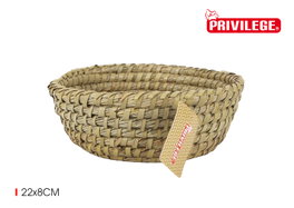 Privilege Cesta Conica Mimbre Redonda 22x22x8 cm Colección Korne (24 Unidades)