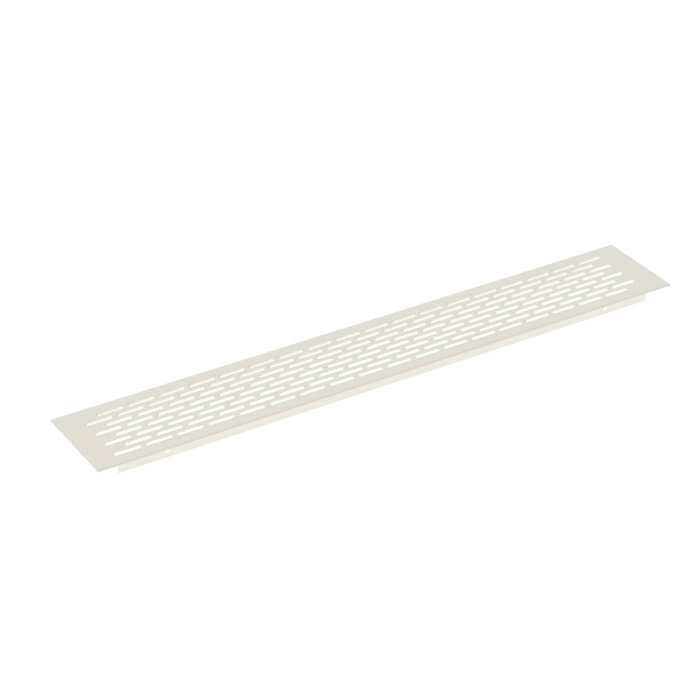 HERRAJES ALK Rejilla de ventilación para zócalo Blanco 450x70 mm HERRAJES ALK Rejilla de ventilación para zócalo Blanco 450x70 mm