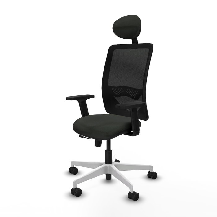 PIQUERAS Y CRESPO Silla de oficina Zulema con mecanismo Sincro/Traslack y cabecero fijo, color Negro PIQUERAS Y CRESPO Silla de oficina Zulema con mecanismo Sincro/Traslack y cabecero fijo, color Negro