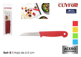 Inde Prx Set-5 Cuchillos Pelador Cuyfor (24 Unidades)