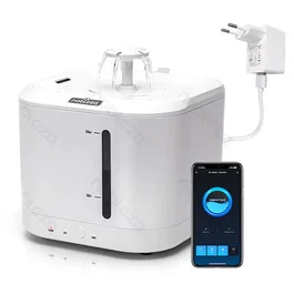 Nobleza Fuente de agua inteligente para mascotas 2.5L Blanco