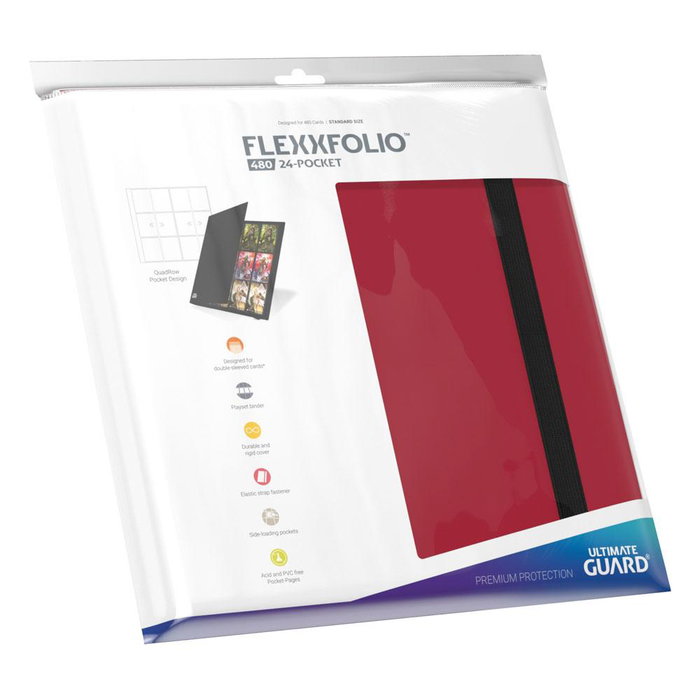 Ultimate Guard Flexxfolio 480 24-Pocket - Red Ultimate Guard Flexxfolio 480 24-Pocket - Red