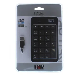 TNB Teclado numérico MPV1 USB Negro